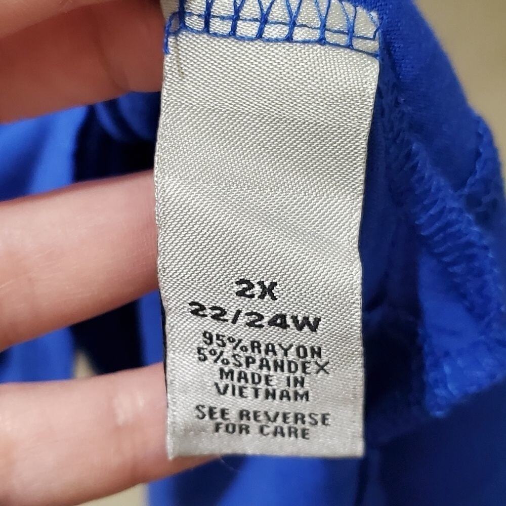 Catherines blue tunic length shirt 22/24 new!!!! - Picture 6 of 7